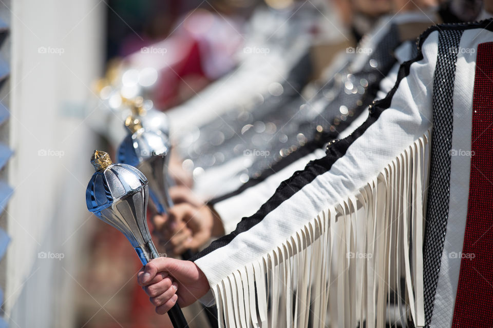 Drum major hand 