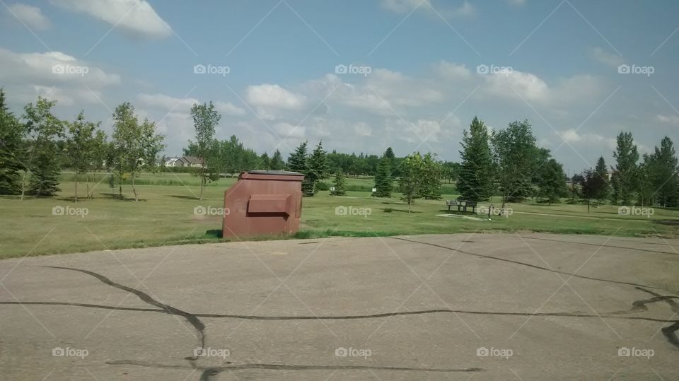 Landscape, No Person, Grass, Tree, Road