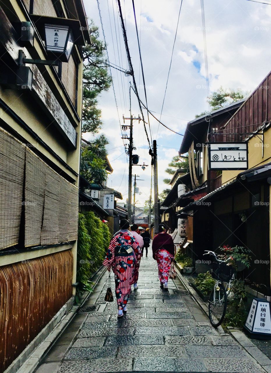 New Year's day in Kyoto