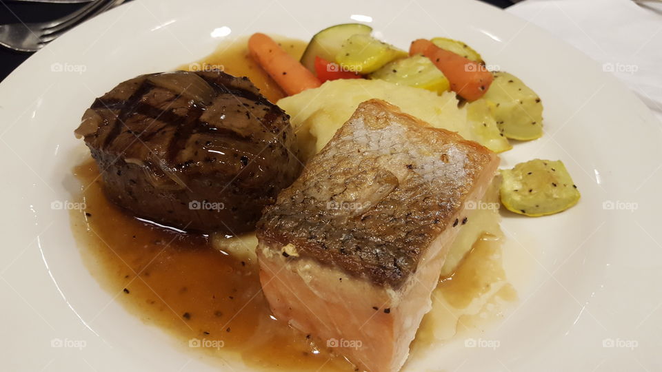 surf and turf dinner