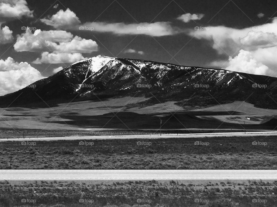 Mountains and cliffs