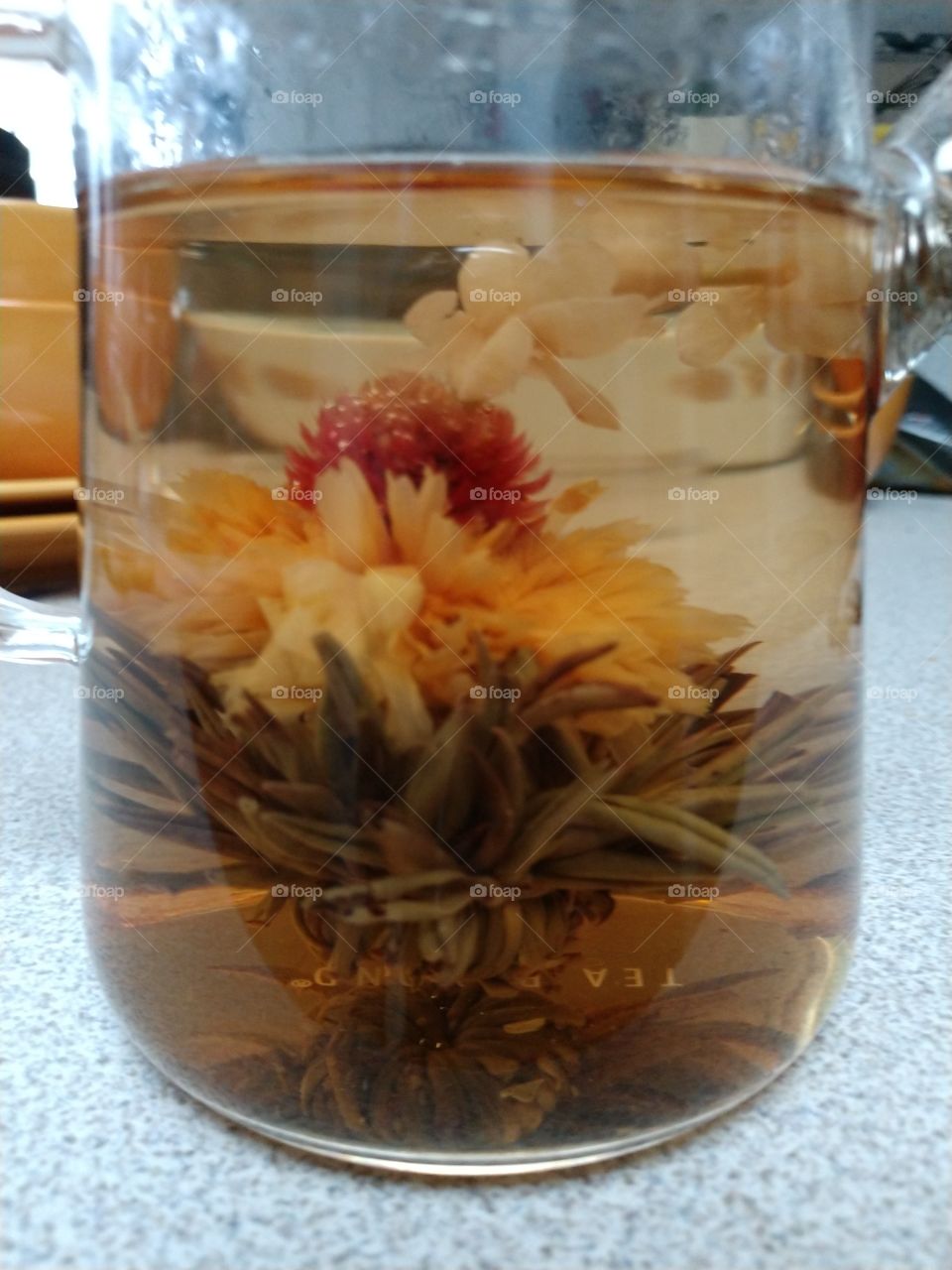 Blooming tea