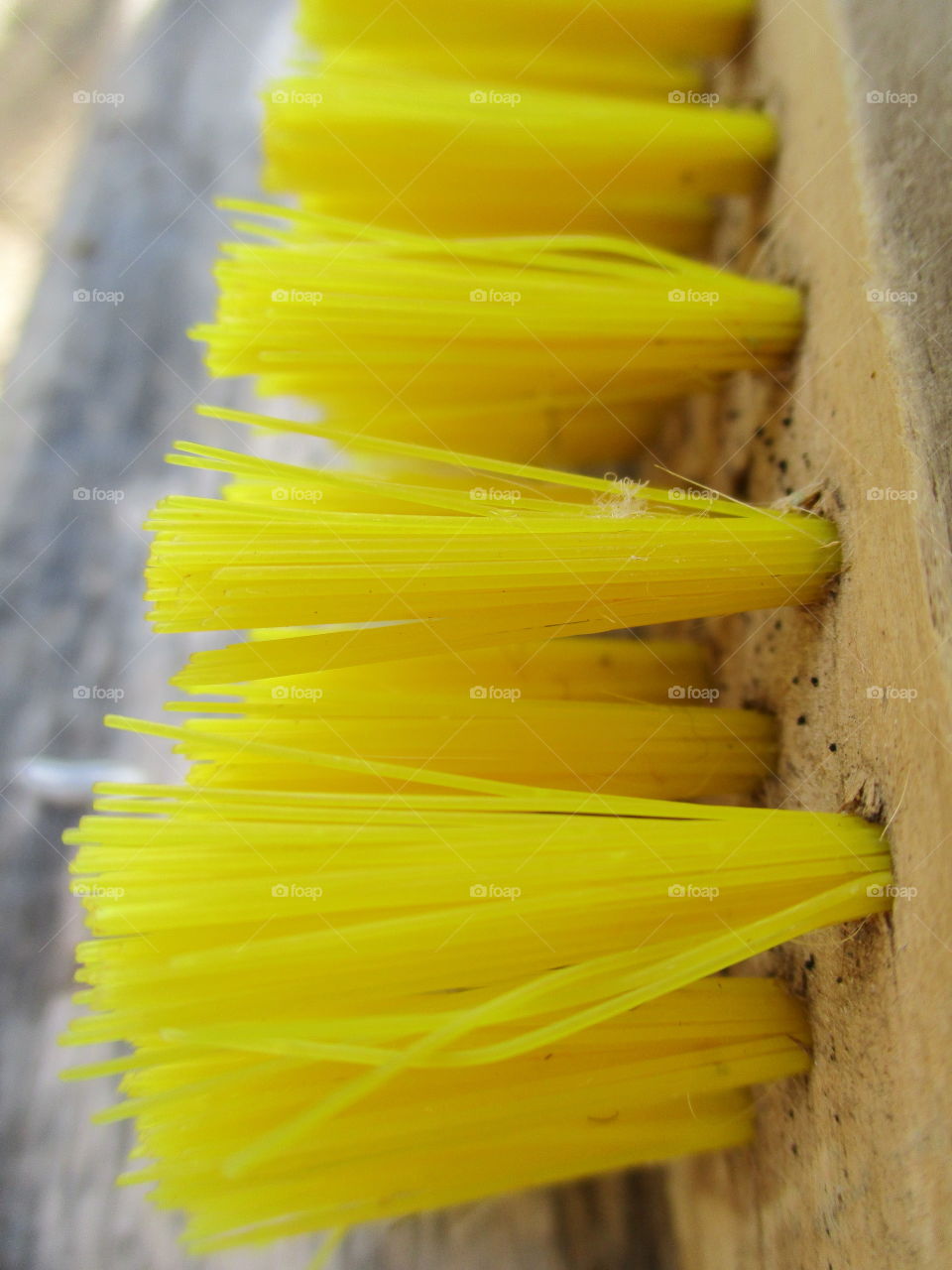 yellow brush