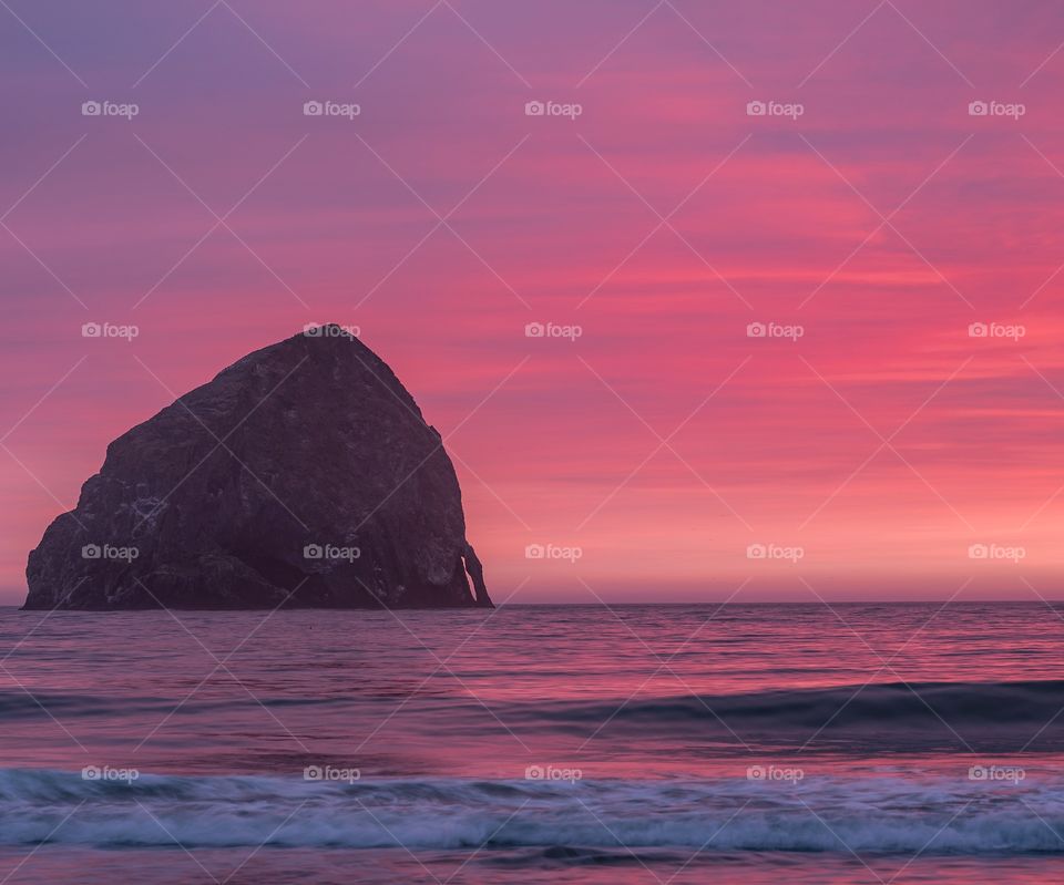 Oregon coast sunsets 