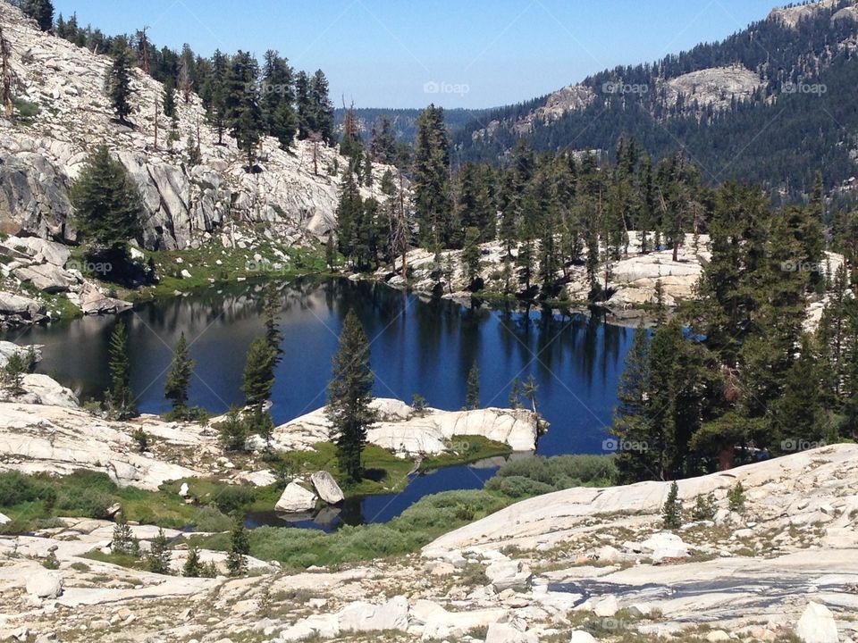 Aster Lake. Aster Lake, Sequoia National Park