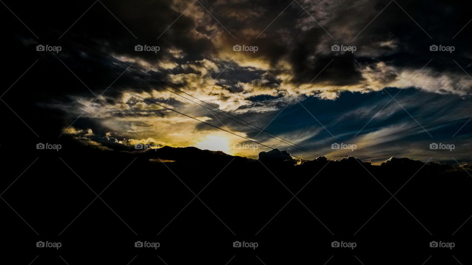 Colorado Sunset. A vivid portrait of a Colorado sunset!