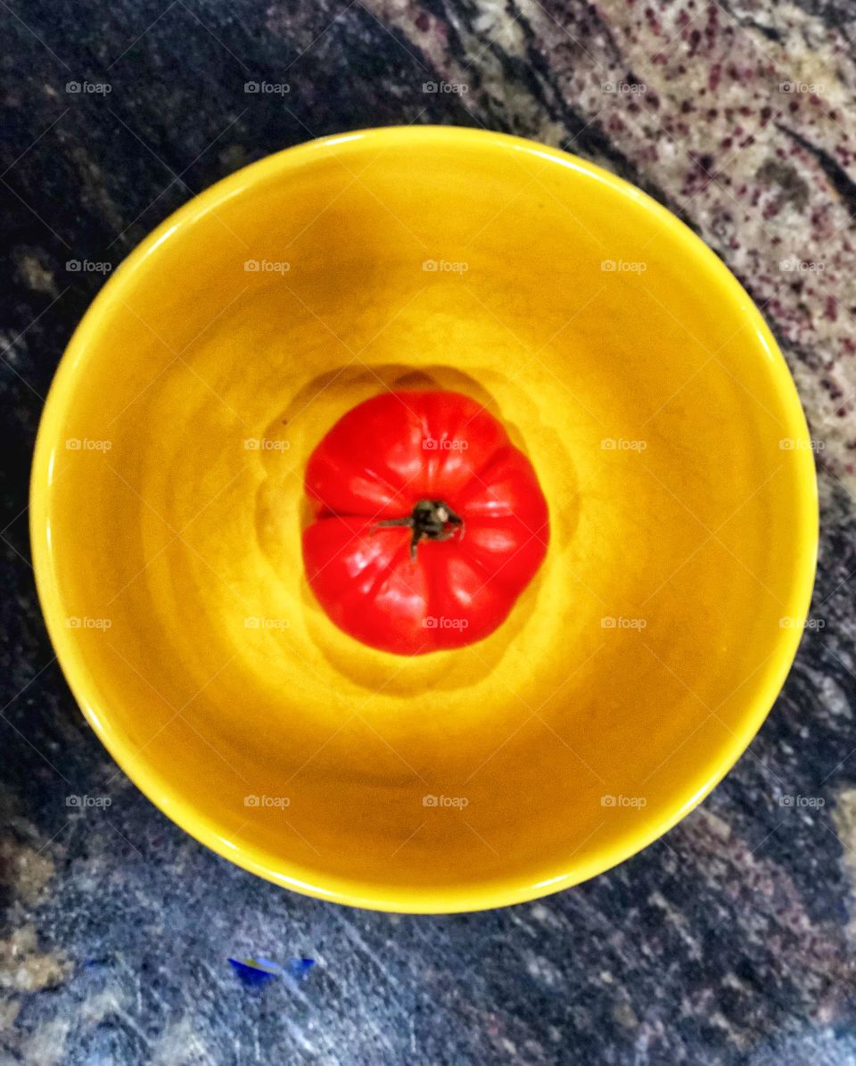 Heirloom Tomatoes in a Yellow Bowl! Kitchen Art, Canvas Art, Fine Art Photography Tomatoes, Healthy Eating Photos and Marketing Art