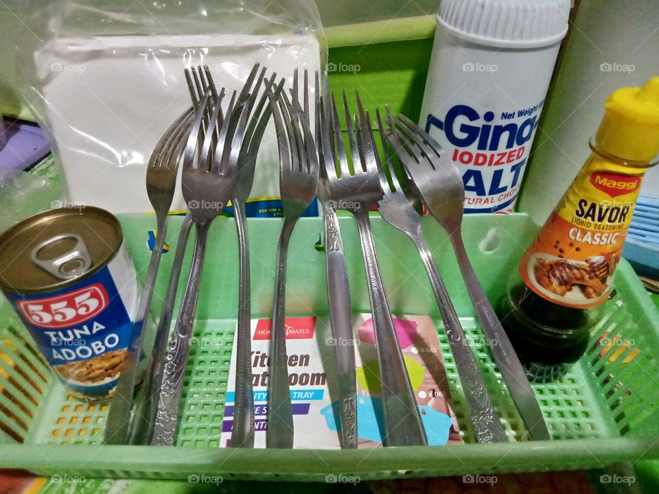 #NOT ORDINARY: FORK,  - TOOL USE FOR EATING IN PAIR OF SPOON