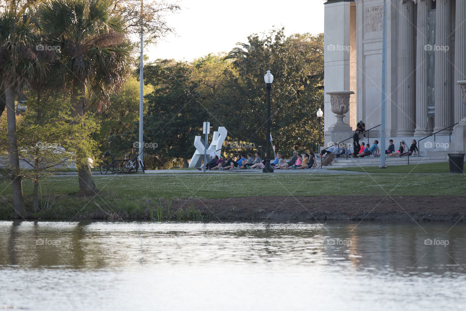 People at park