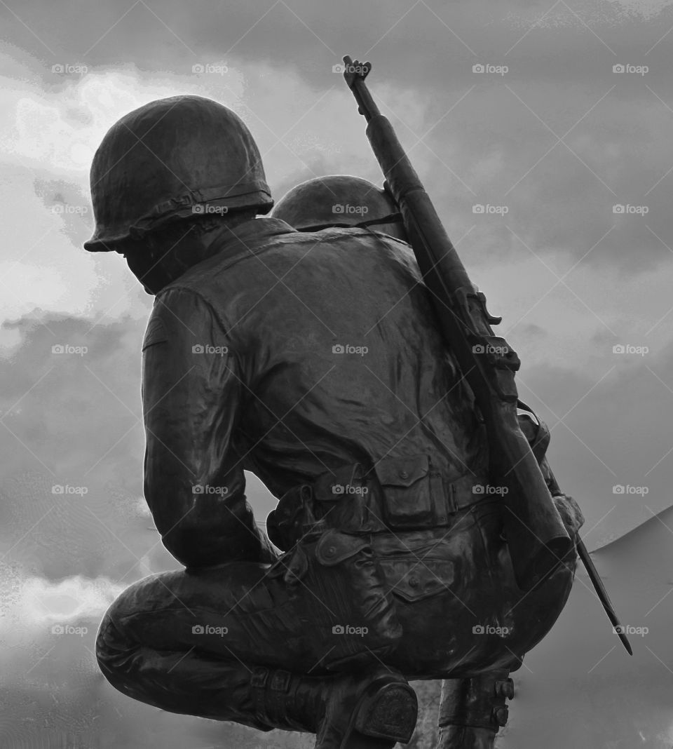 Soldier statue 