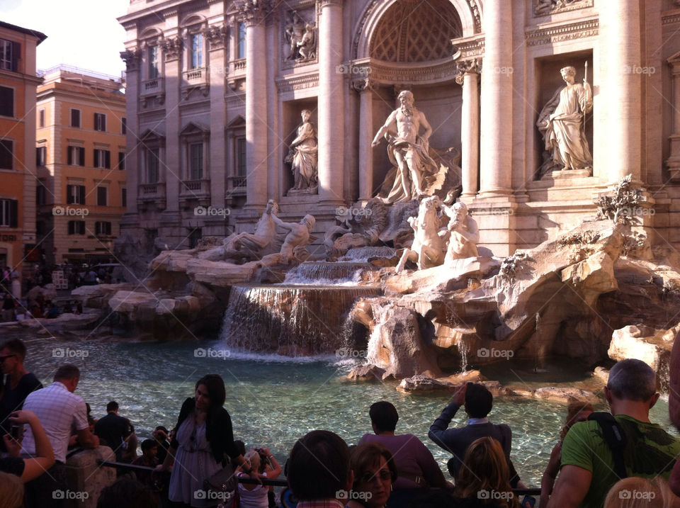 Fontana di Trevi. Rome, Italy