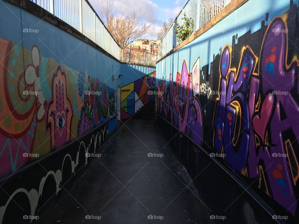 Artists have brightened up some of our subways in our cities.