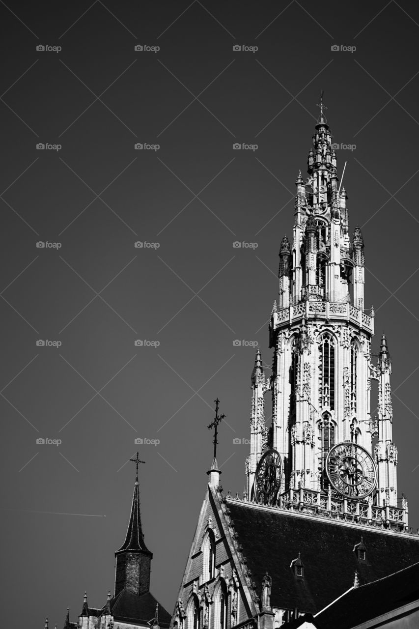 Cathedral in Antwerp, Belgium.
