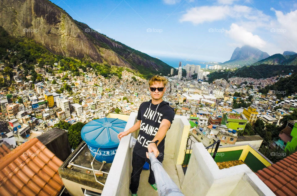 selfie from favela