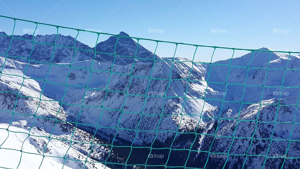 winter in the mountains