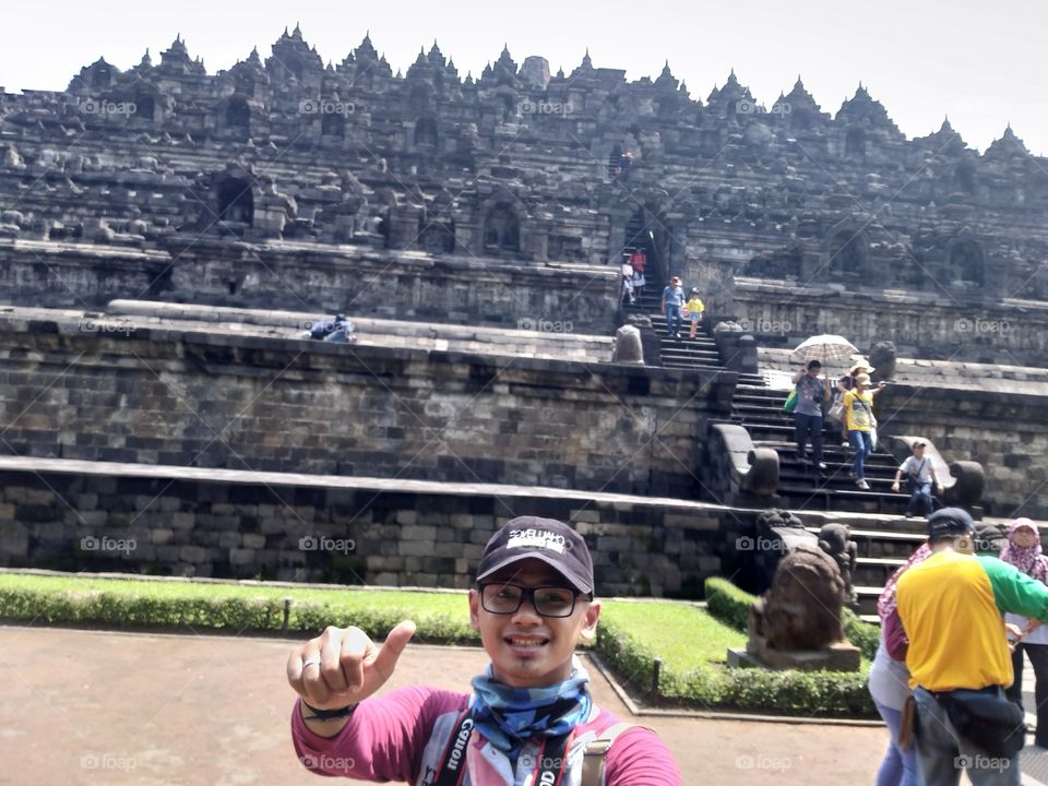 Borobudur Temple.