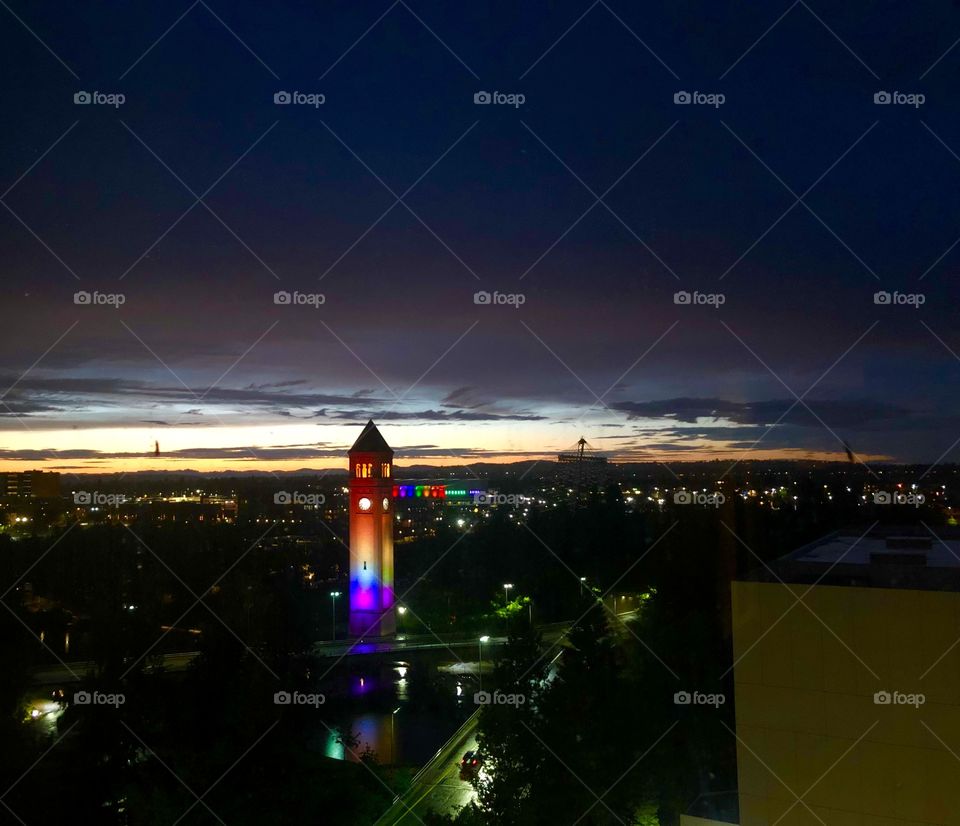 Spokane Clock Tower 