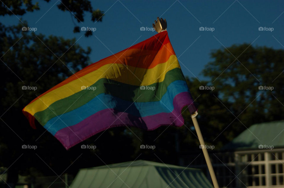 summer rainbow flag festival by tintinsthlm