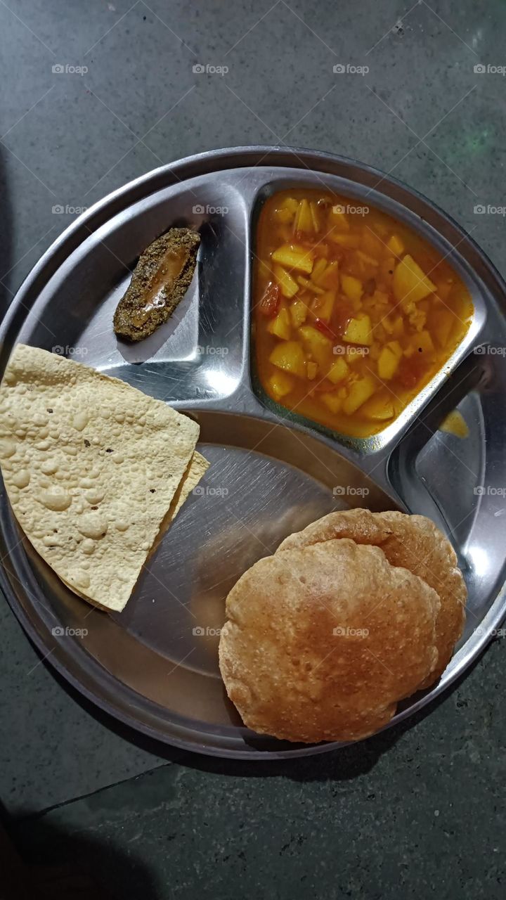 meal prepared by student
