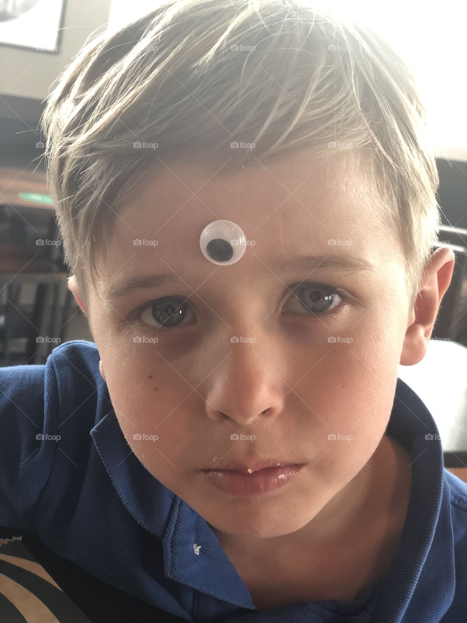 Child boy third eye