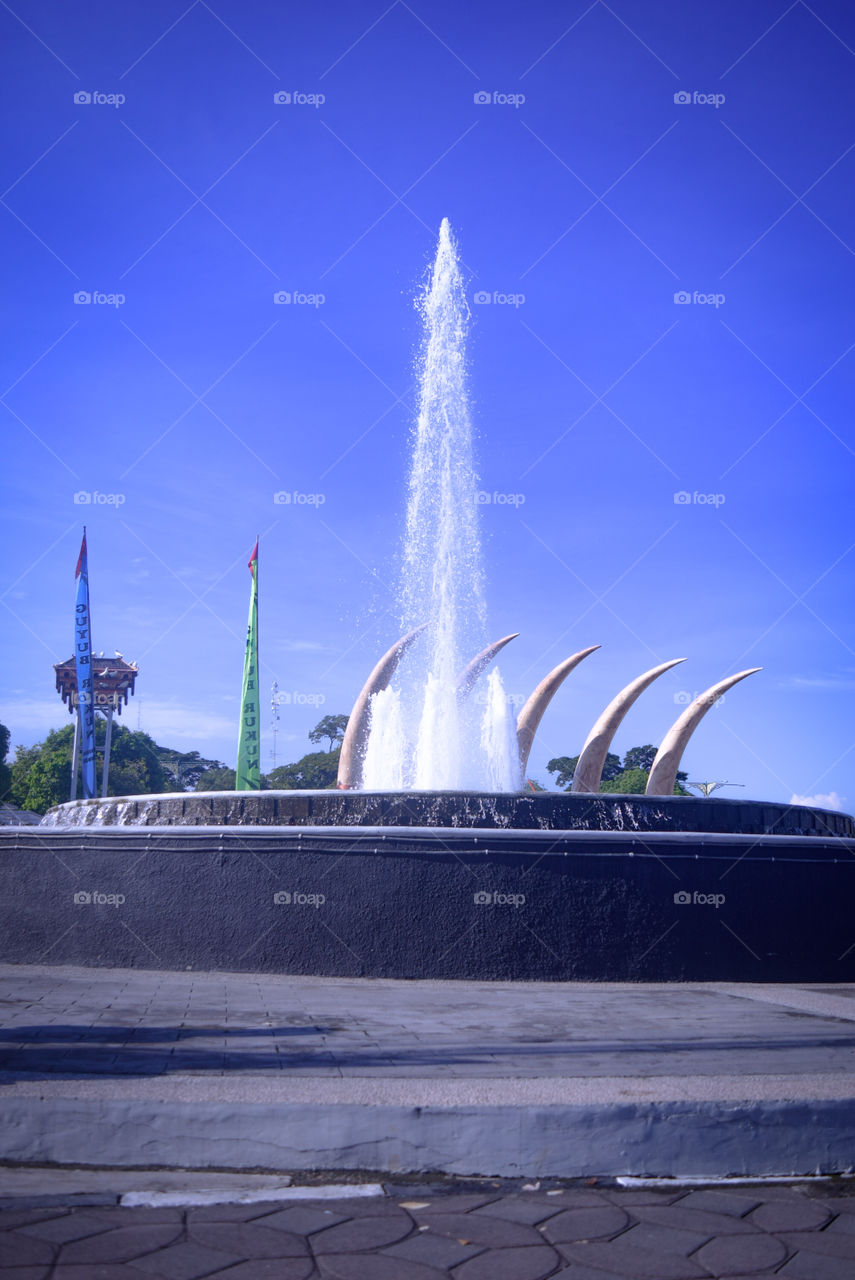 alun alun kota sragen, jawa tengah,  Indonesia