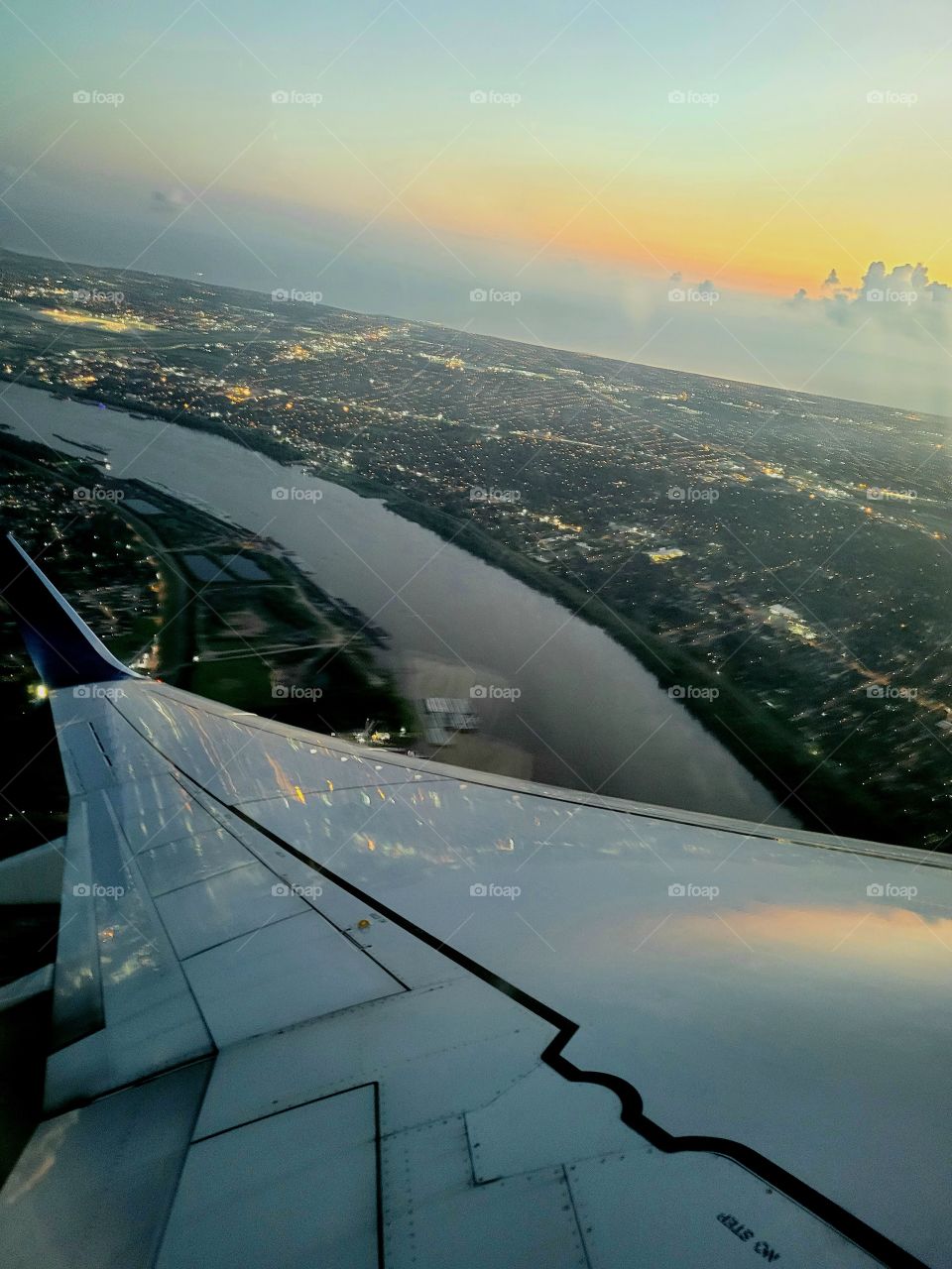 MS River view from plane