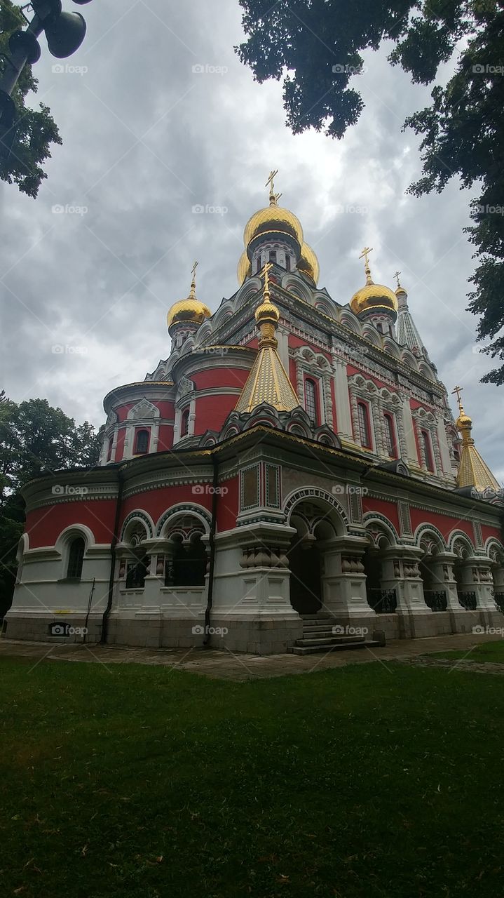 A Russian style chirch in Bulgaria