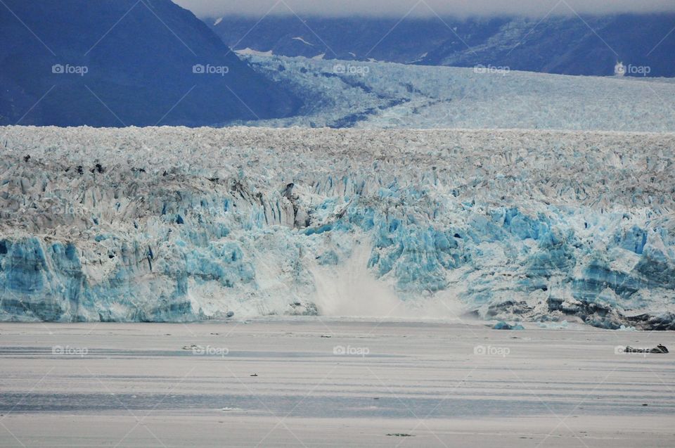 Glaciers calving