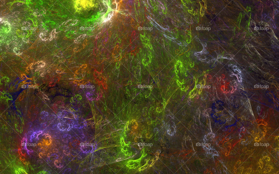 multicolored fractal