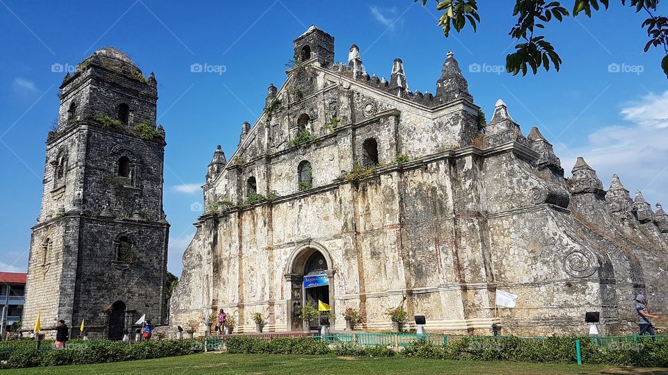 paoay church, paoay, ilocos norte, philippines