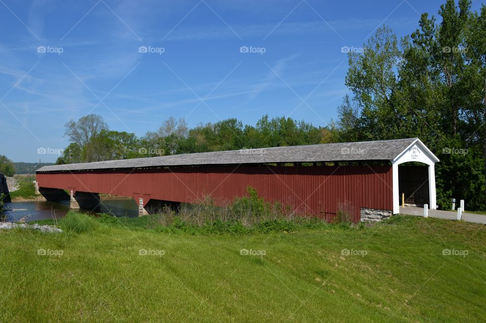 Medora Covered Bridge, Medora, IN - longest historic covered bridge in America
