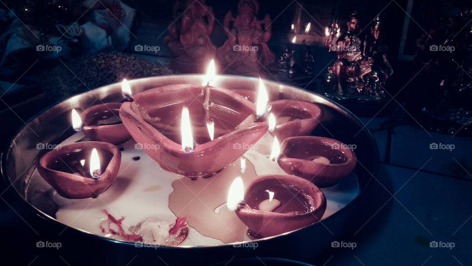 diwali diyas