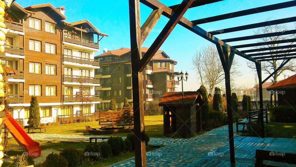 Buildings, Bansko, Bulgaria