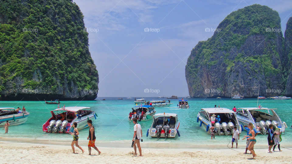 beautiful beach in krabi