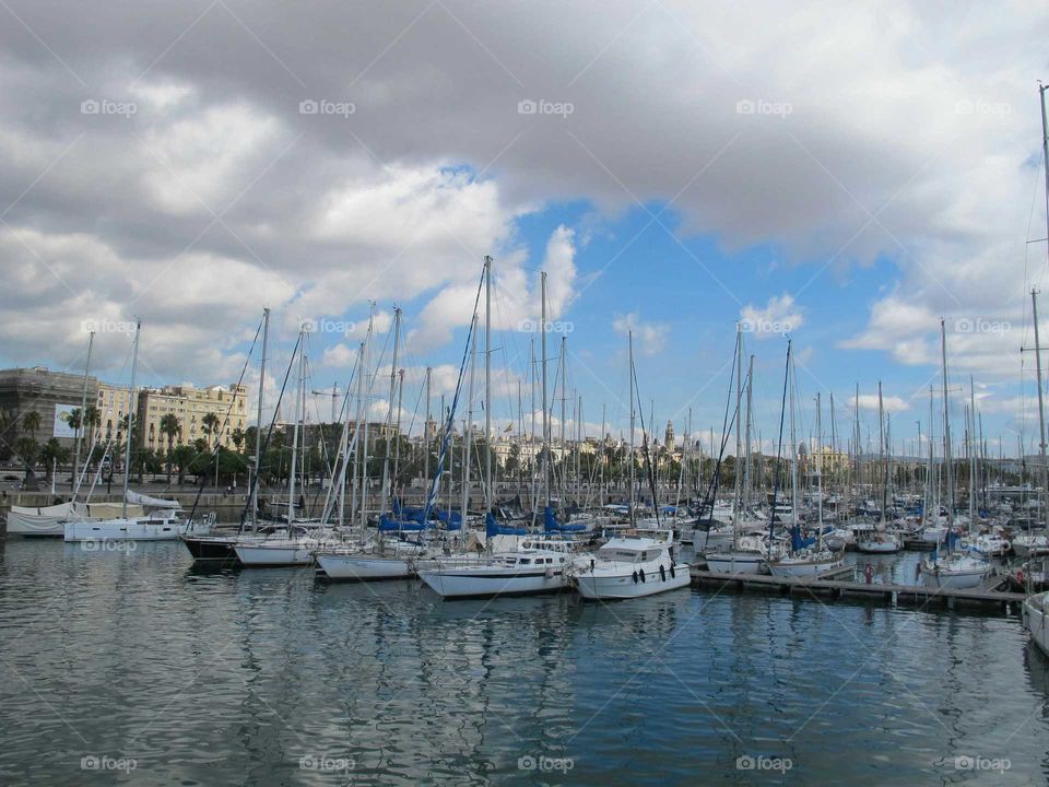 Boats. Marina - Barcelona