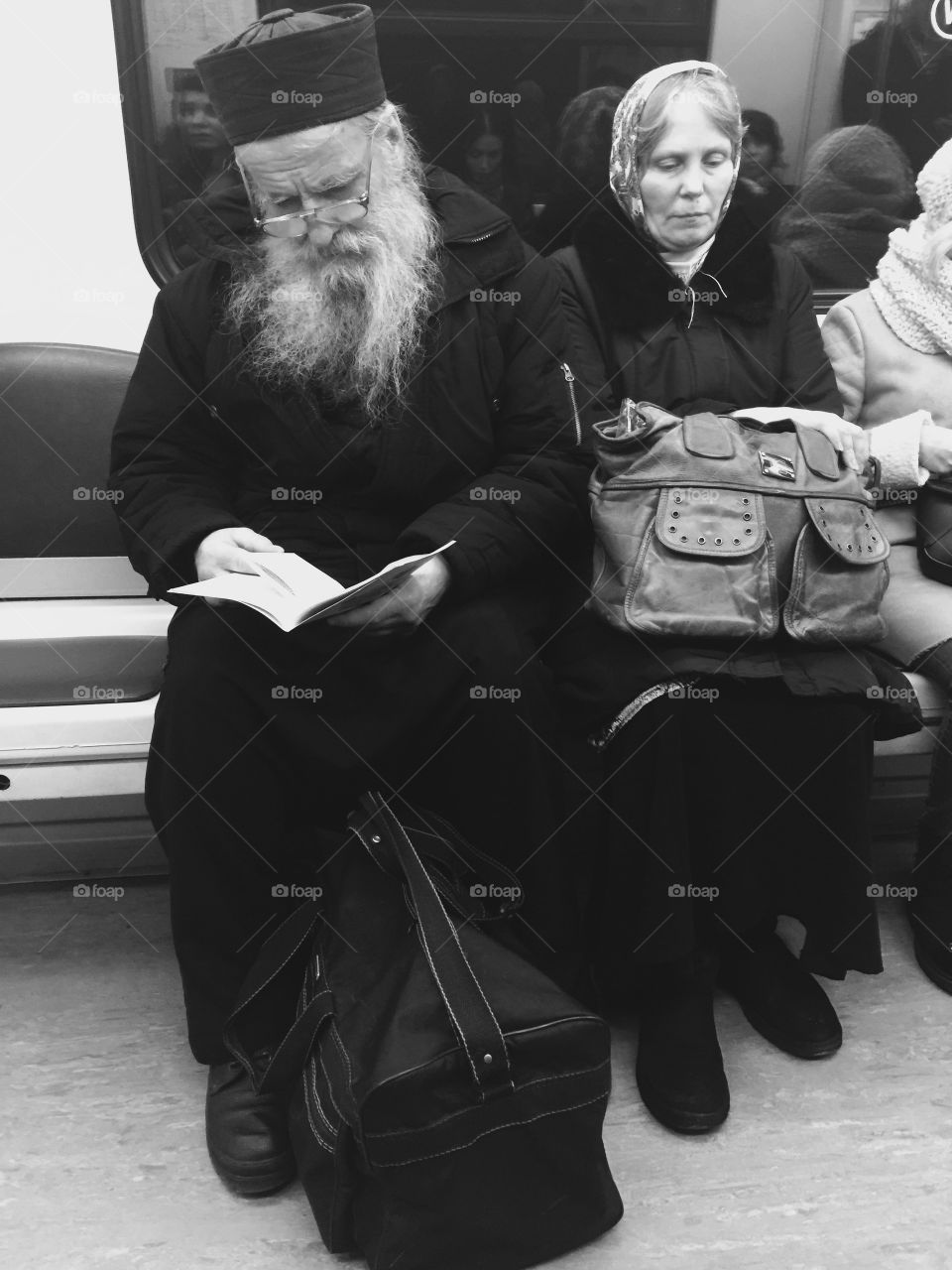 Moscow metro man