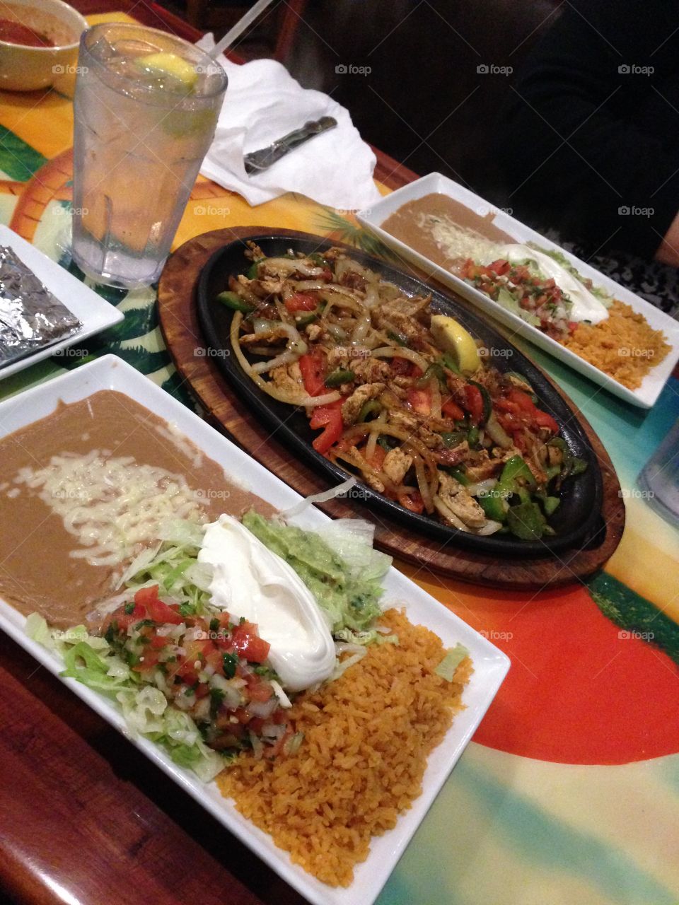 Mexican food fajita