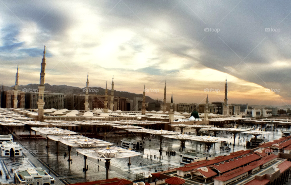 madinah al mukaramah mosque architectural nabawi by LisAm