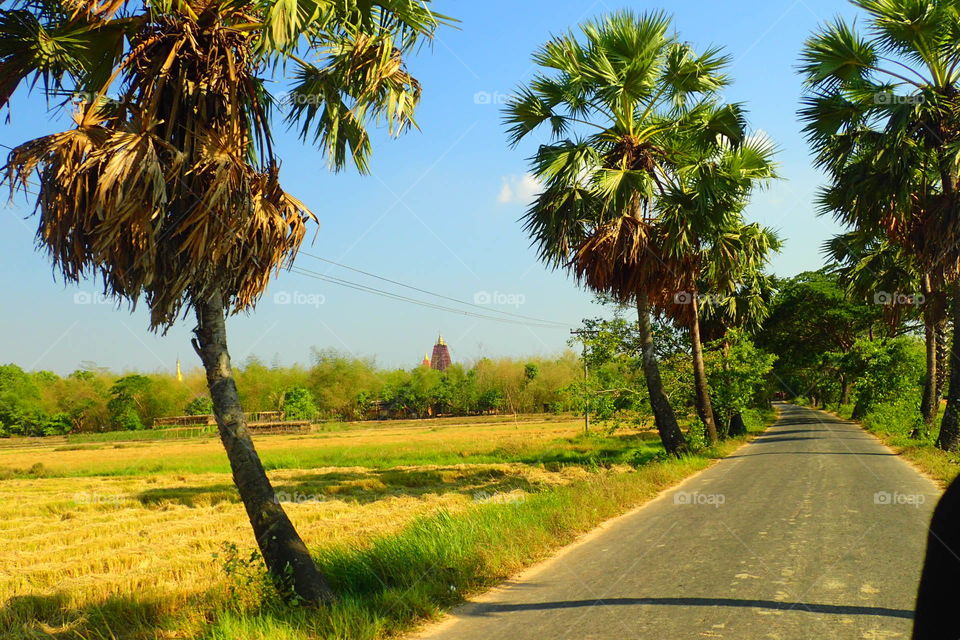 on the road Myanmar