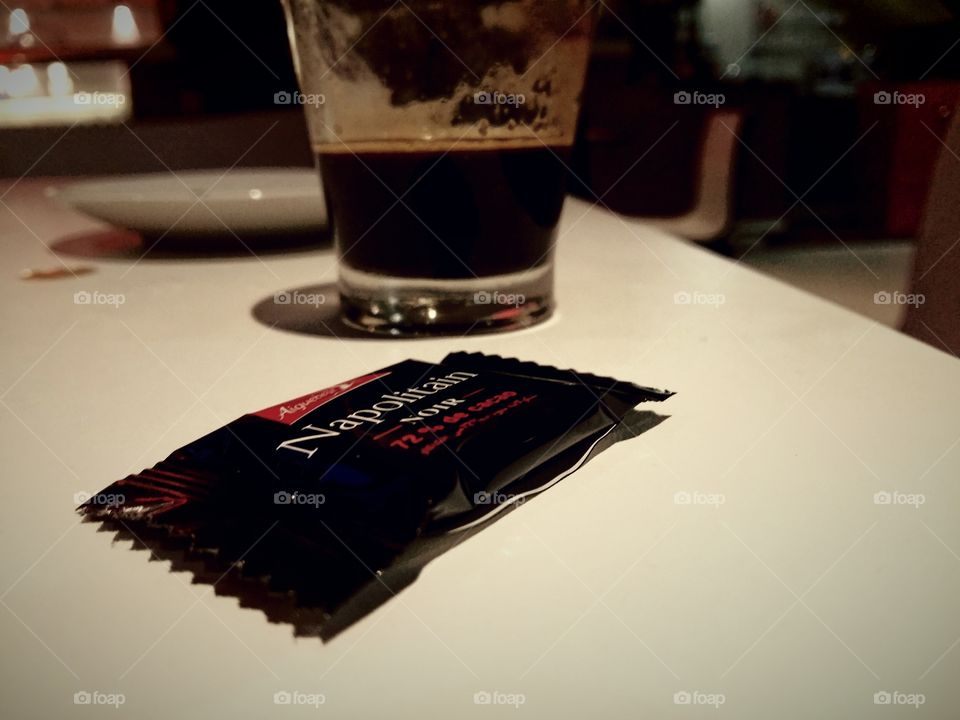 coffee with B. choclat