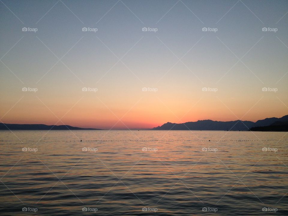 Sunset, Croatia