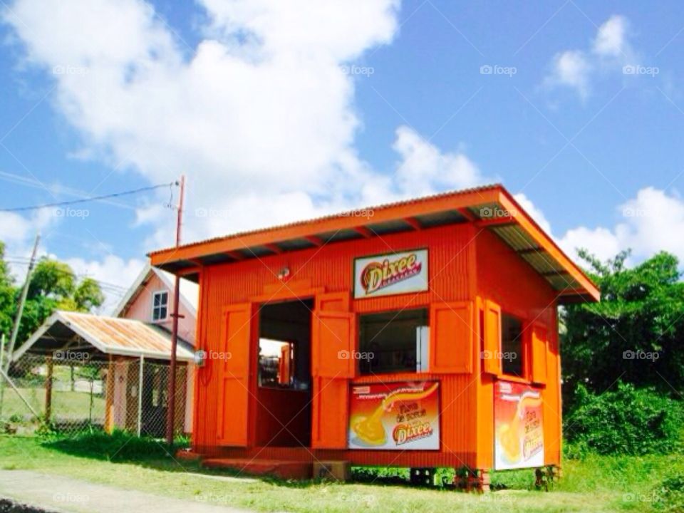 Food stand . Tobago 