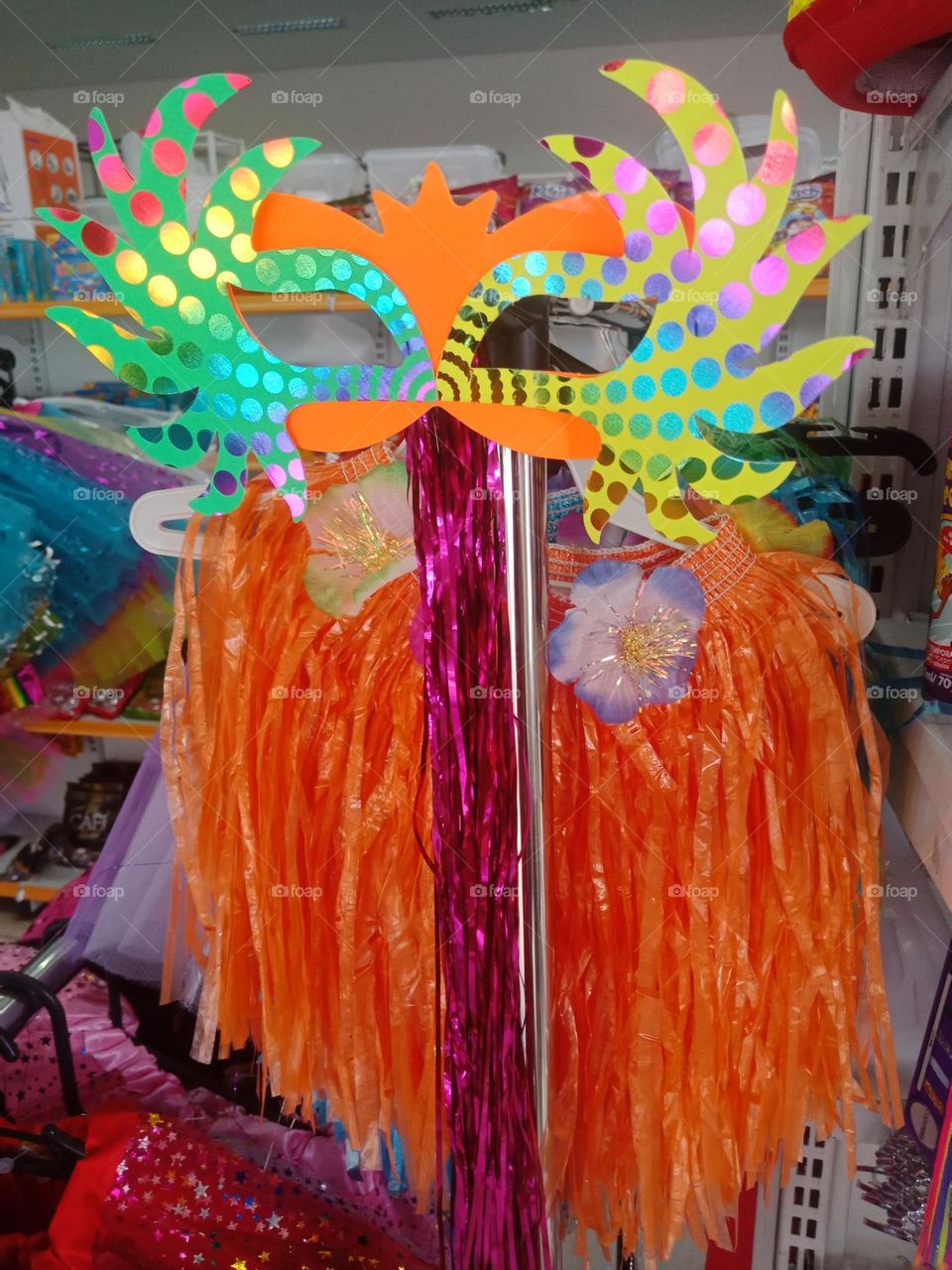 Carnival accessories in a shop,  ideas