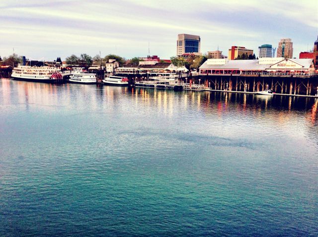 Old Sacramento across the river 