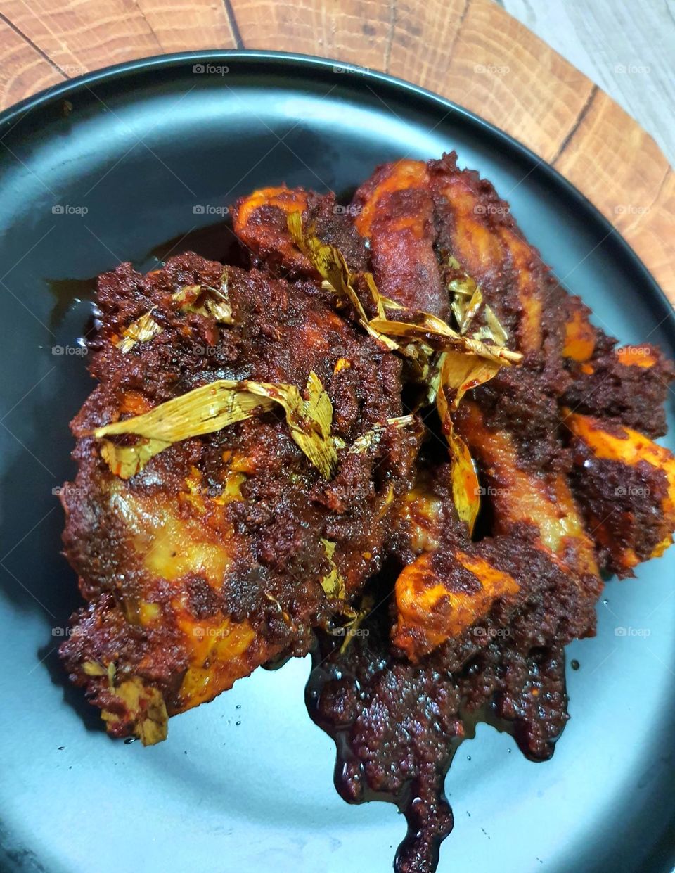 Fried Chicken in Spicy Chili Paste