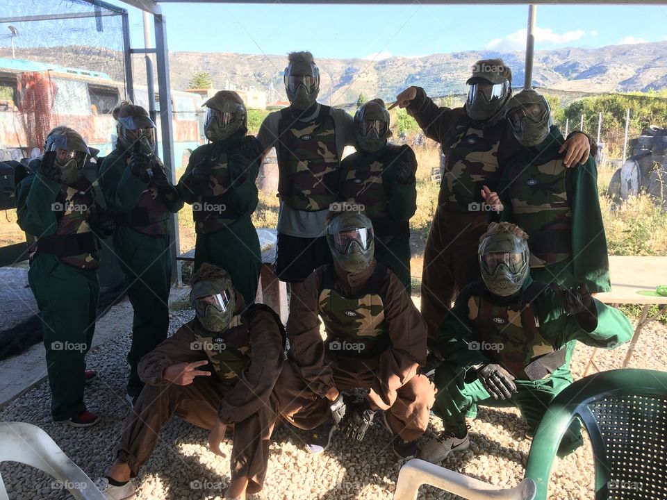 Paintball, Crete