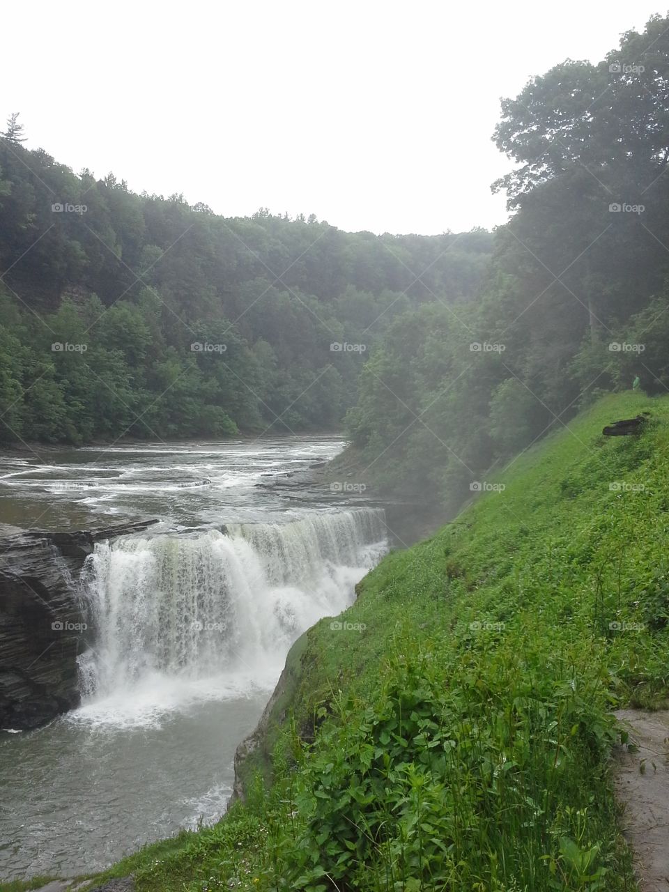 Middle Falls at Letchworth State Park