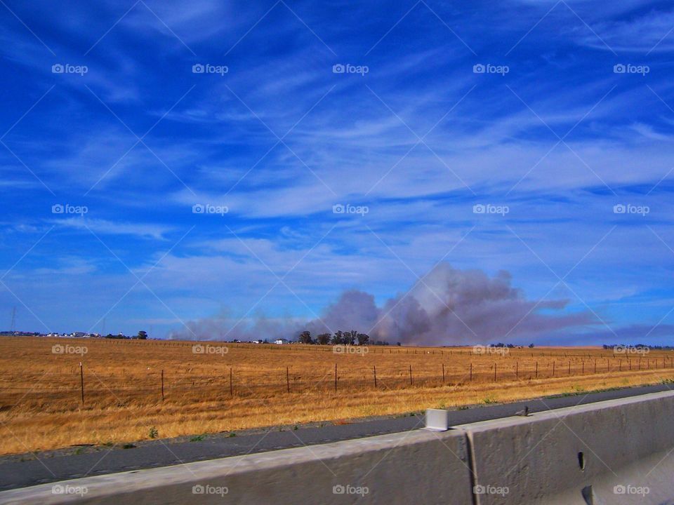 grass fire