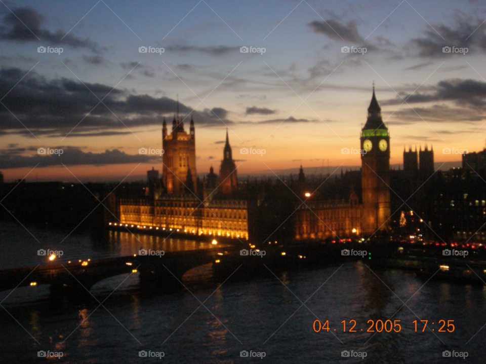 sunset london england water by ashepperdson