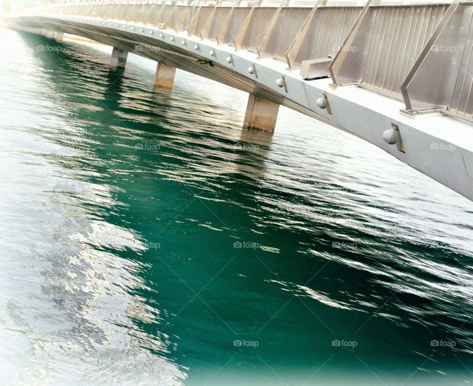 Bridge on the sea. 